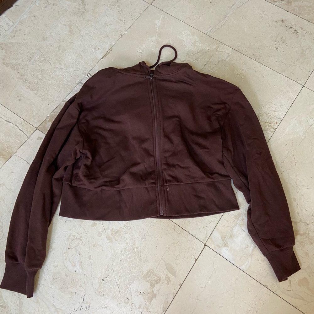 ZARA CROPPED HOODIE